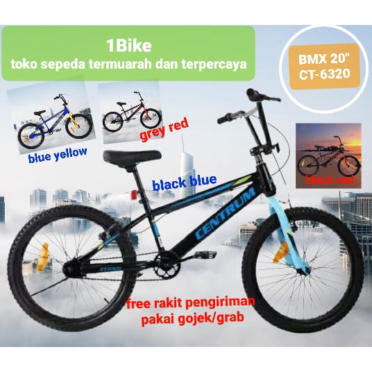 TERBARU Sepeda BMX ANAK Centrum CT6320 Bmx 20 inch Ban 2.4