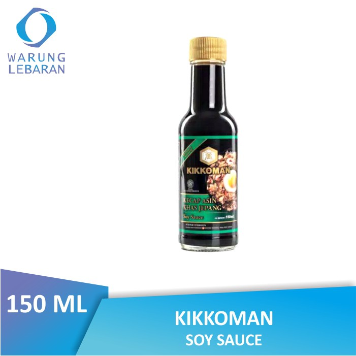 

Kikkoman Soy Sauce 150 ML - Kecap Asin Jepang - HALAL