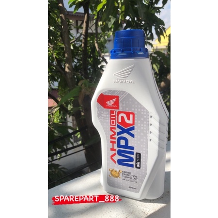 oli mpx 2  oli motor matic oli mpx2 matic AHM OIL MPX 2 800 ML 10W - 30 AVSL OLI MATIC MPX2 ORIGINAL