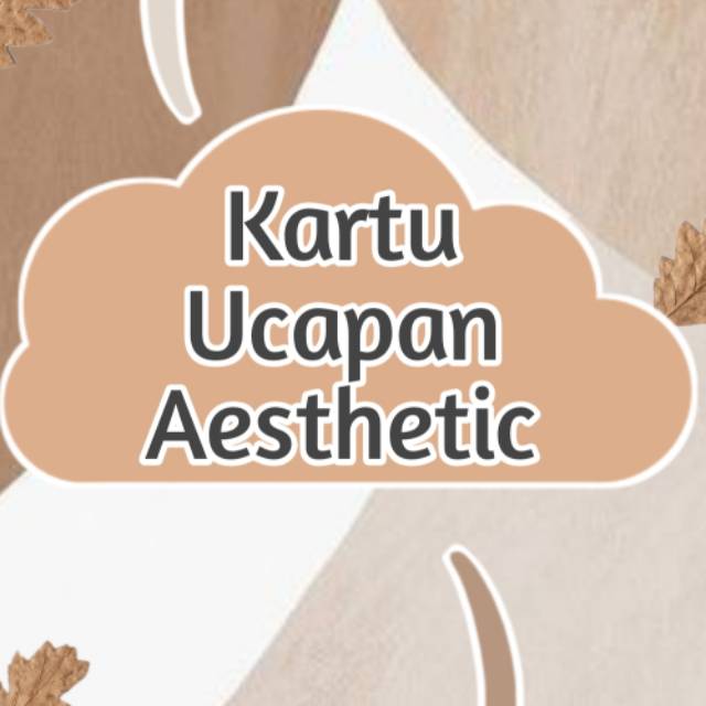 Kartu Ucapan Aesthetic Greetingcard Shopee Indonesia