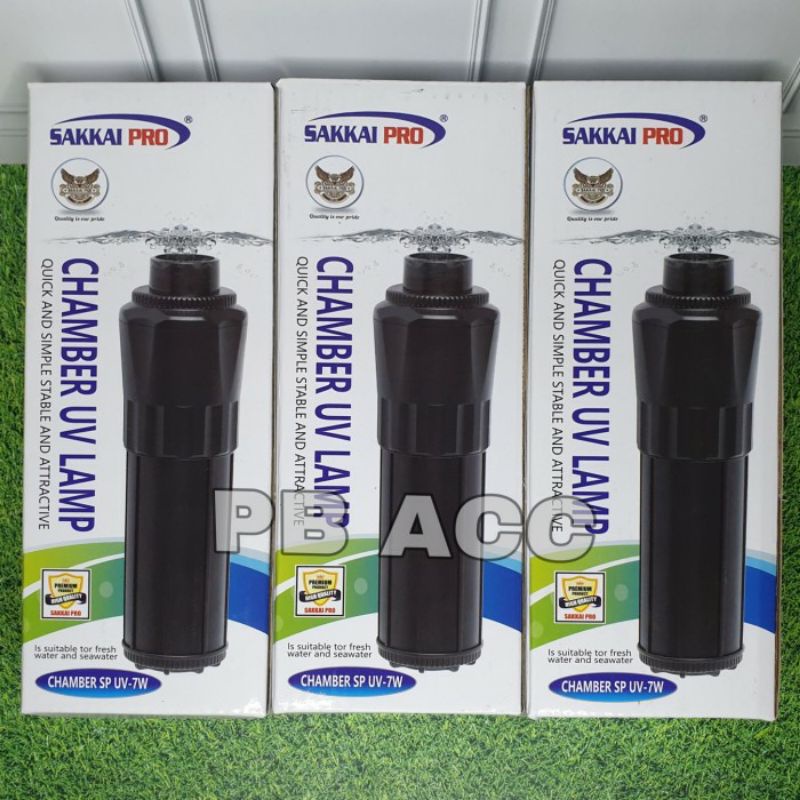 SAKKAI PRO CHAMBER UV 11 WATT LAMPU UV CELUP AQUARIUM