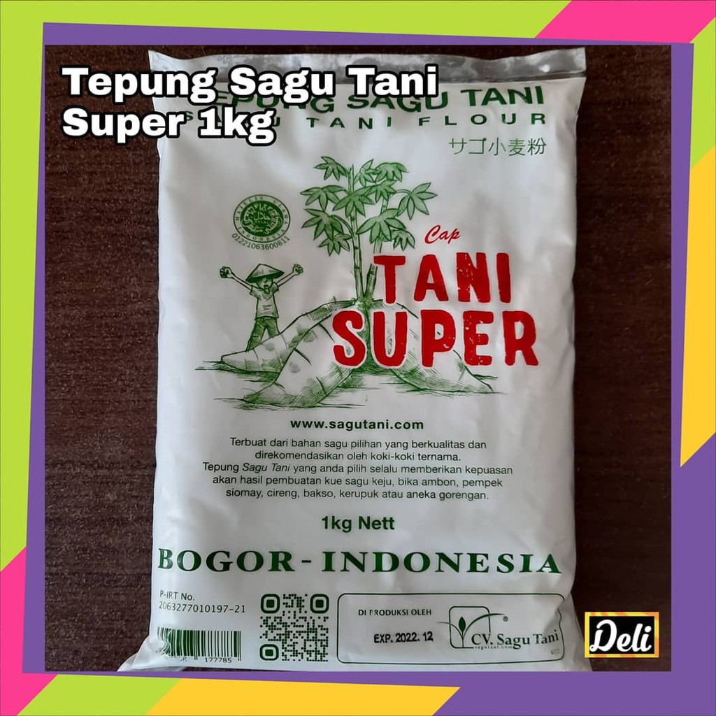 

Tepung Sagu Tani Super 1kg