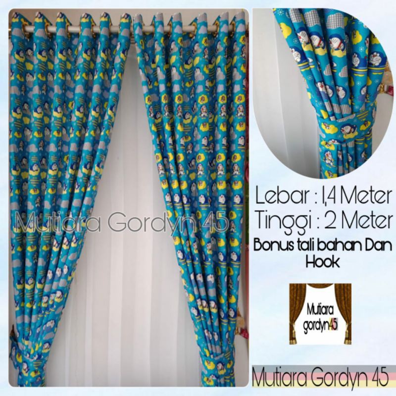 GORDEN Minimalis KATUN JEPANG DORAEMON BIRU