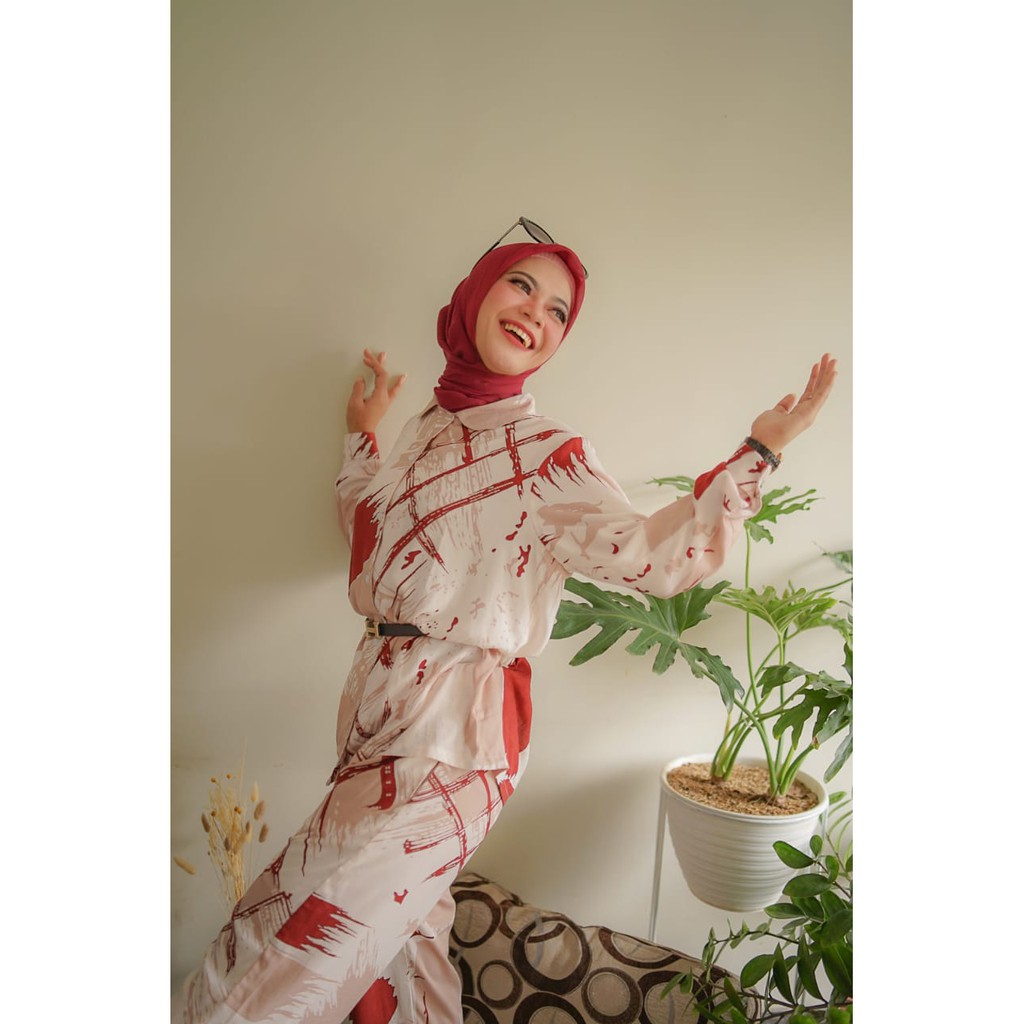 Piyama Rayon Diamond - AISHA SET SERIES (Piyama Set)