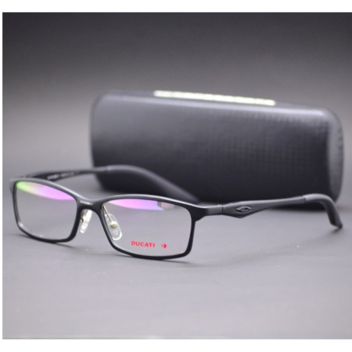 frame kacamata  kacamata minus  frame ducati titanium pria - Hitam frame saja