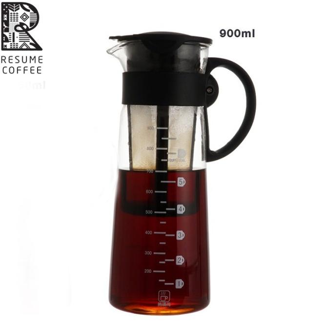 

NUSANDRA COFFEE Cold Brew Pot For Coffee and Tea - Glass Material