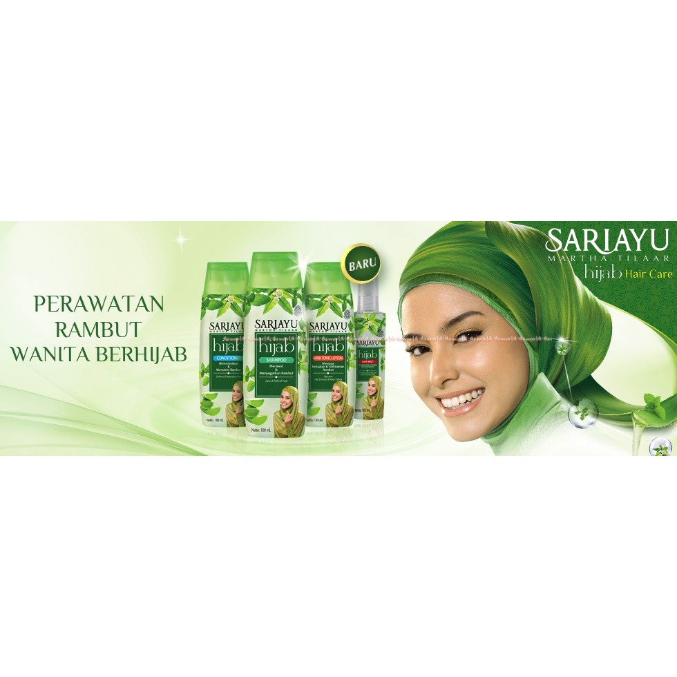 Sariayu Hijab shampoo sampoo untuk ber jilbab 180ml