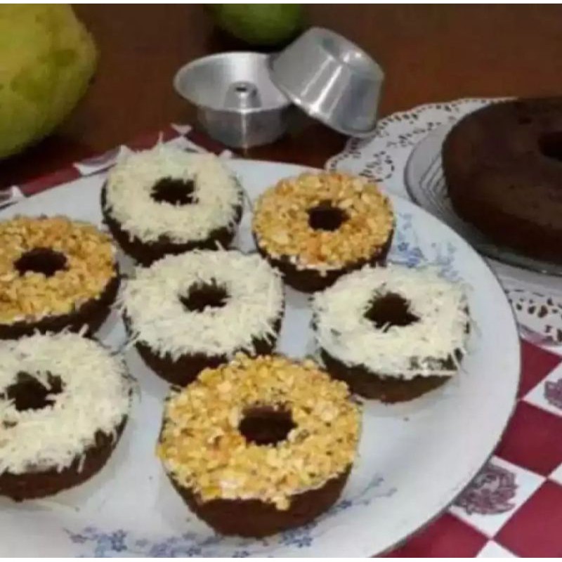 Loyang Bolu Tulban Mini Cetakan Pulde Cetakan Donat Brownis Mie Tanpa Sambung