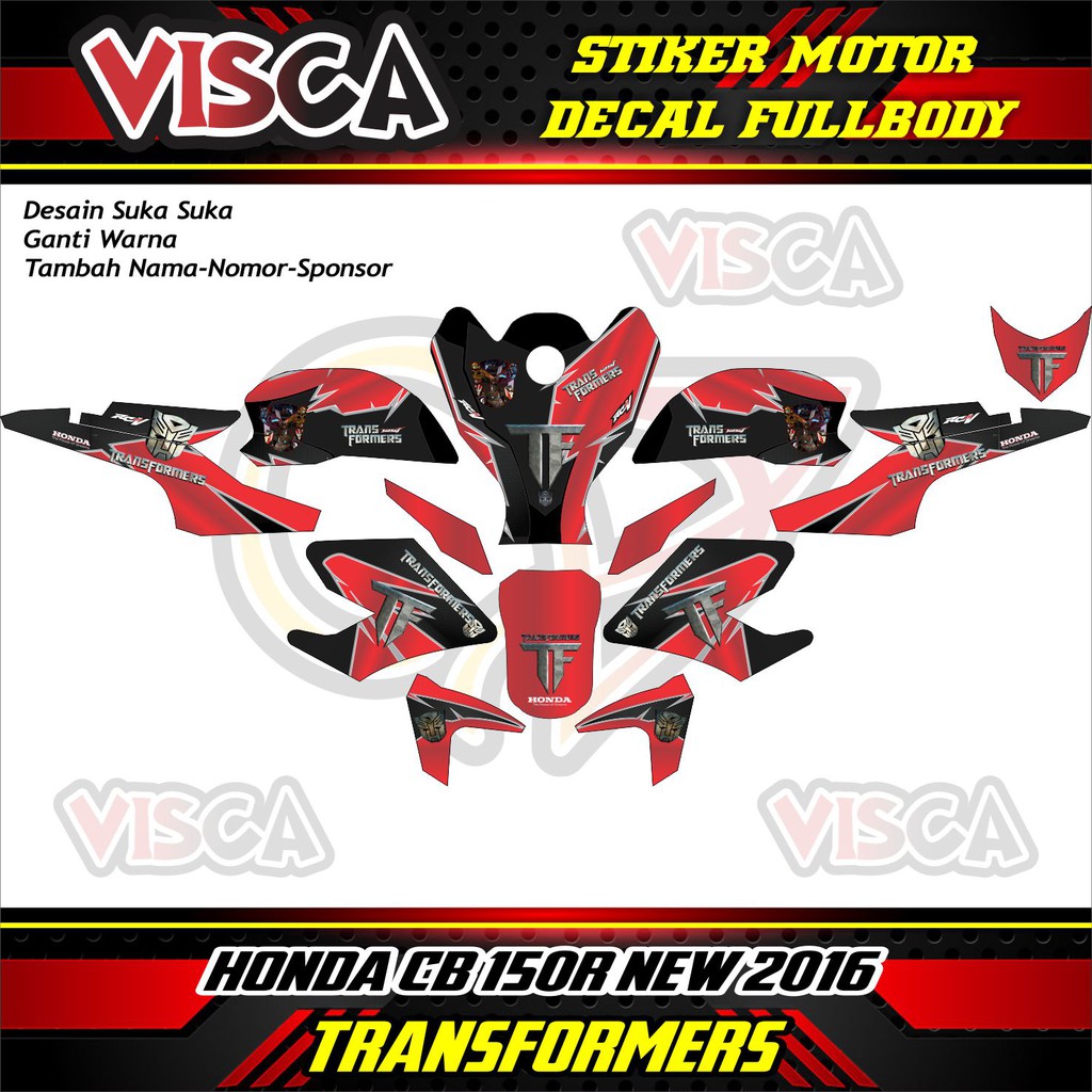 stiker cb 150r decal cb 150 r stiker motor cb 150r decal stiker cb 150 r new via via shark