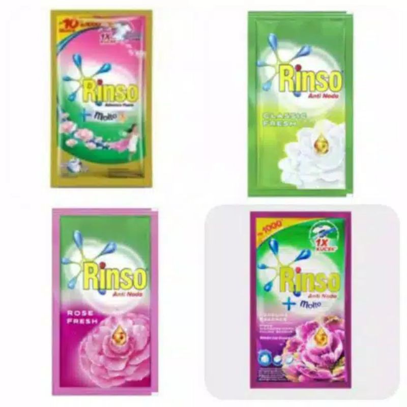 rinso liquid sachet sabun cuci baju cair