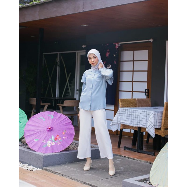 KEMEJA ATASAN CESAN HIJAB OFFICIAL ORIGINAL || MOUNEERASHOP
