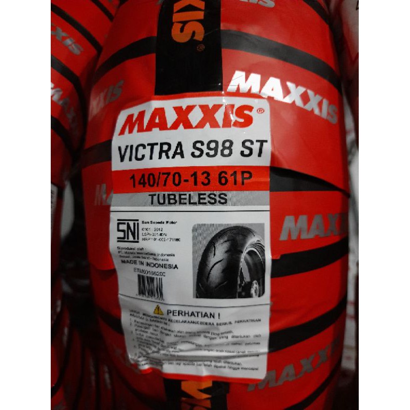 Ban Maxxis 140/70-13 victra s98 f1st Nmax ADV PCX160