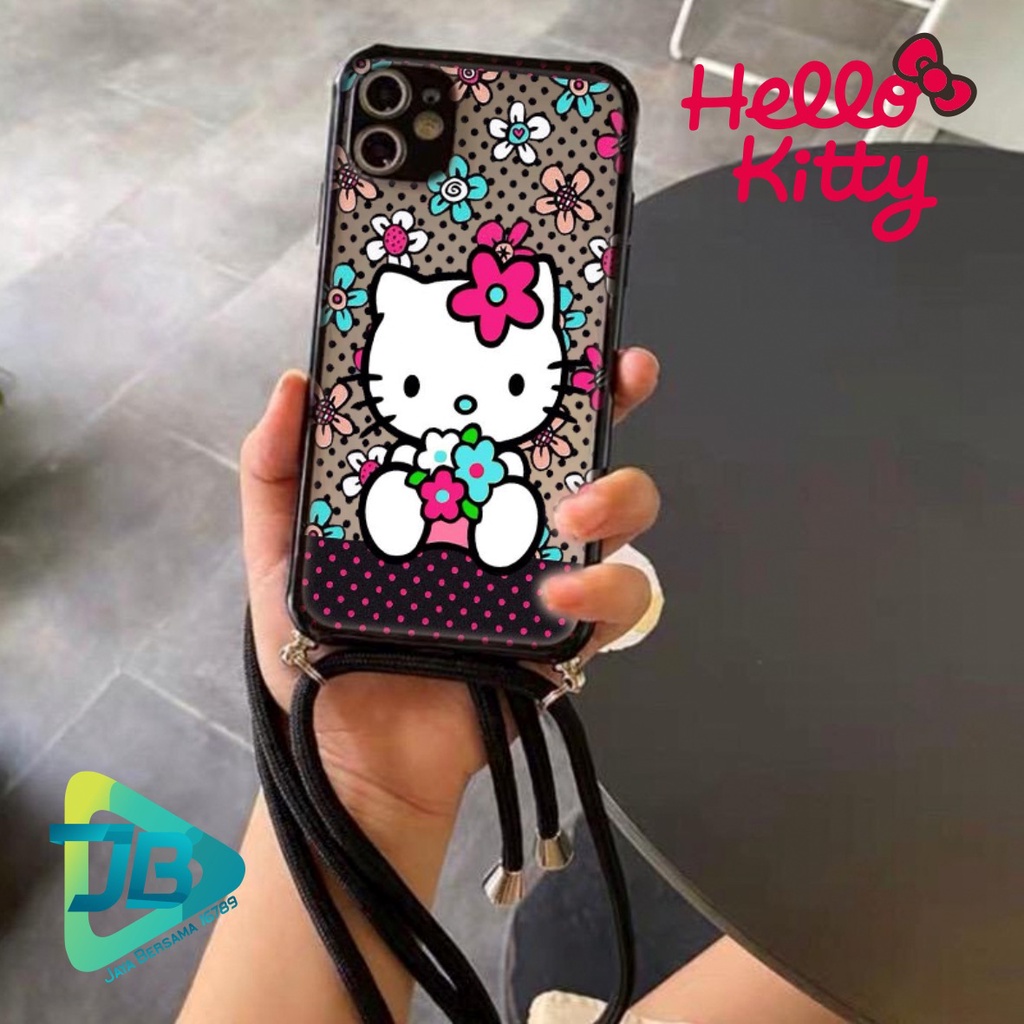 SOFTCASE SLINGCASE DOVE HELLO KITTY OPPO VIVO SAMSUNG XIAOMI REALME IPHONE ALL TYPE JB4928