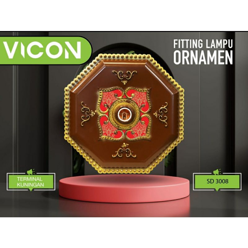 Fitting Lampu Ornamen "VICON"