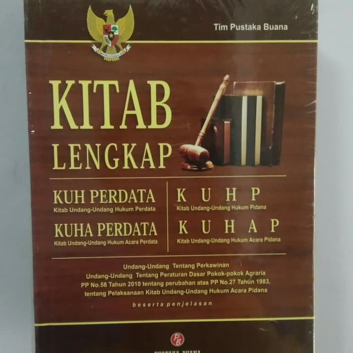Kitab Lengkap KUH Perdata KUH Acara Perdata KUHP KUH Acara Pidana