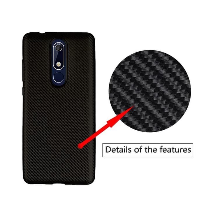 Xiaomi Redmi 8 Soft Case FIber Carbon