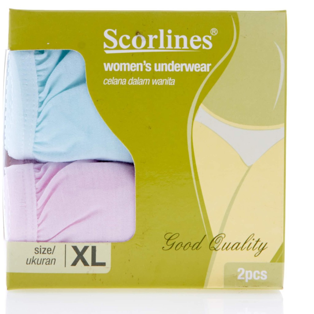 Scorlines Celana Dalam Wanita Xl 2'S