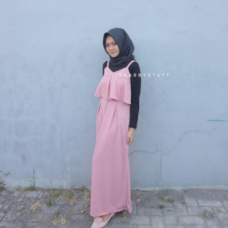 PRELOVED Dress Layer kurung vol 2 shabby stuff warna pink