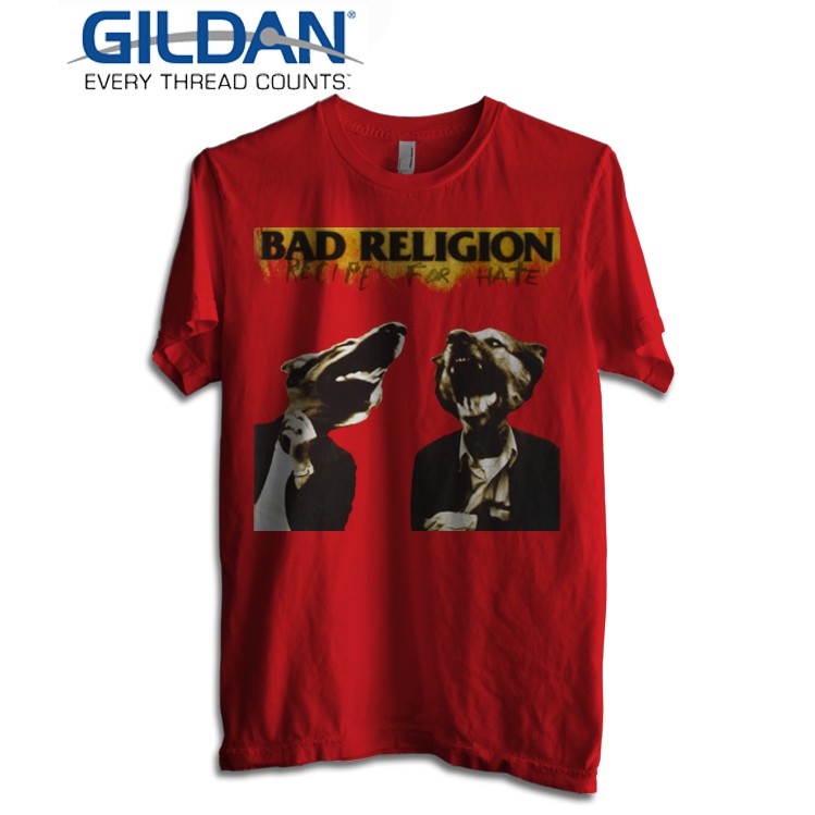 Kaos Bad Religion " Recipe Hate " NEW STATES APPAREL Tshirt