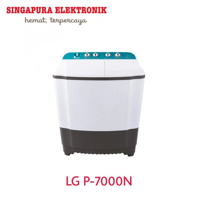 LG mesin cuci 2 Tabung 7KG P-7000N