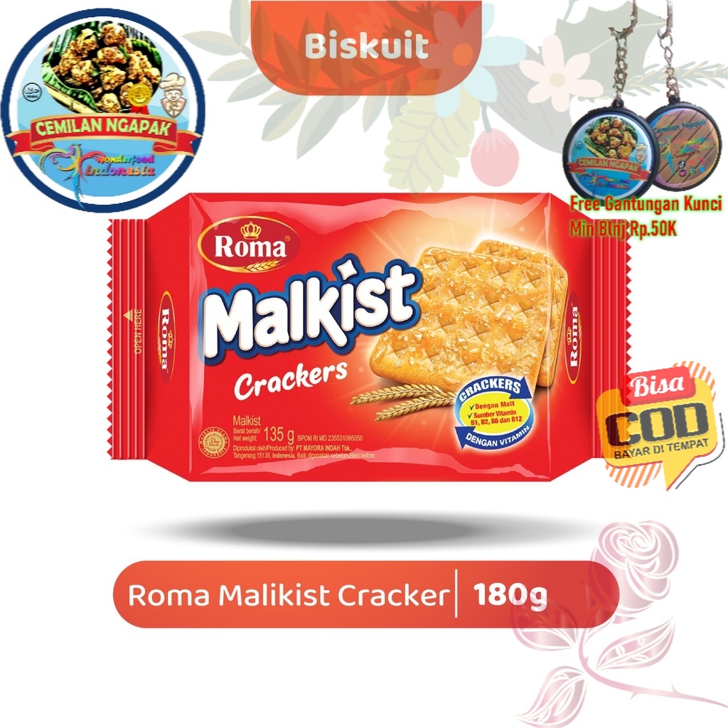 

Roma Malkist Crackers 135 gram - Teman santai