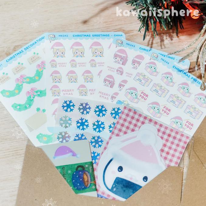 

Christmas Pack A (Limited) | Kawaiisphere Sticker & Art prints Natal