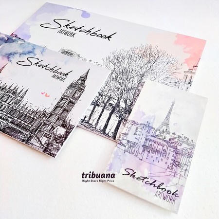 

Sketsagambar- Sketchbook Ina A4 - 25 Lembar -Buku-Gambar-Sketsa.