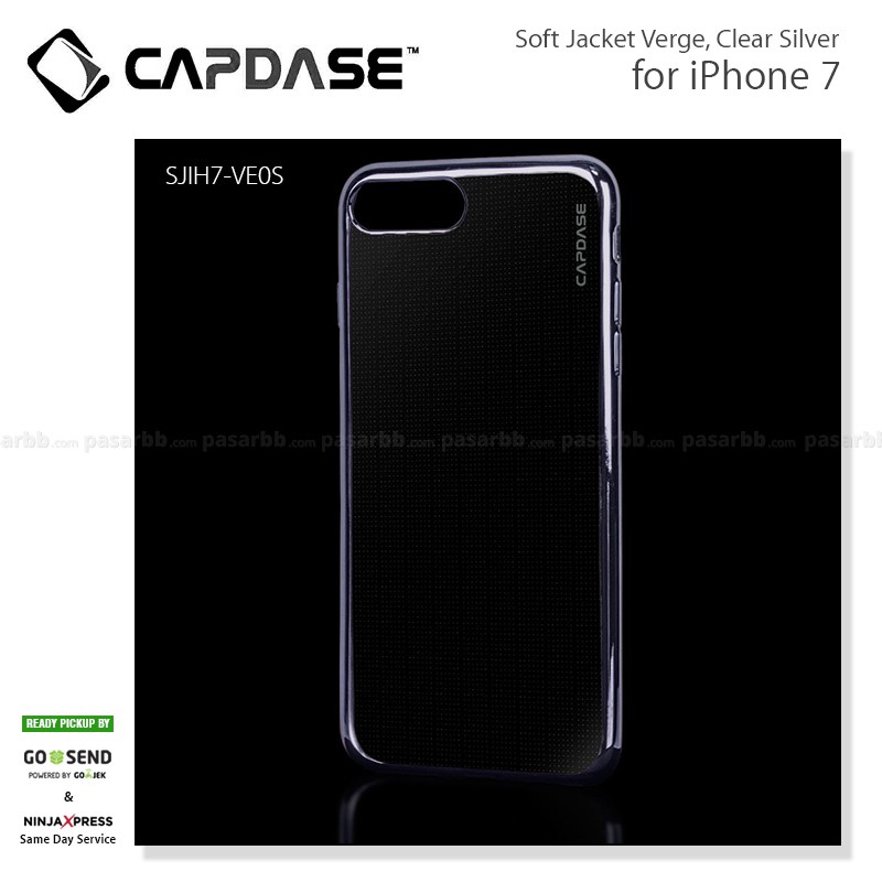 Capdase Original Soft Jacket Verge Clear Cover Casing for iPhone 7