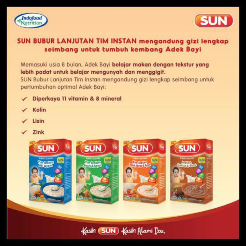 Sun Bubur Bayi/Sun Bubur 8+