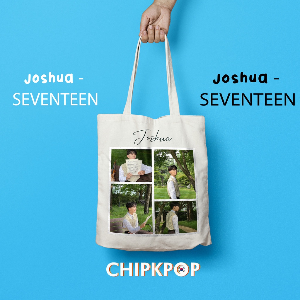 [PAKET SET] [JOSHUA SEVENTEEN] I TOTEBAG SEVENTEEN MURAH I PHOTOCARD JOSHUA I TOTEBAG CUSTOM SATUAN
