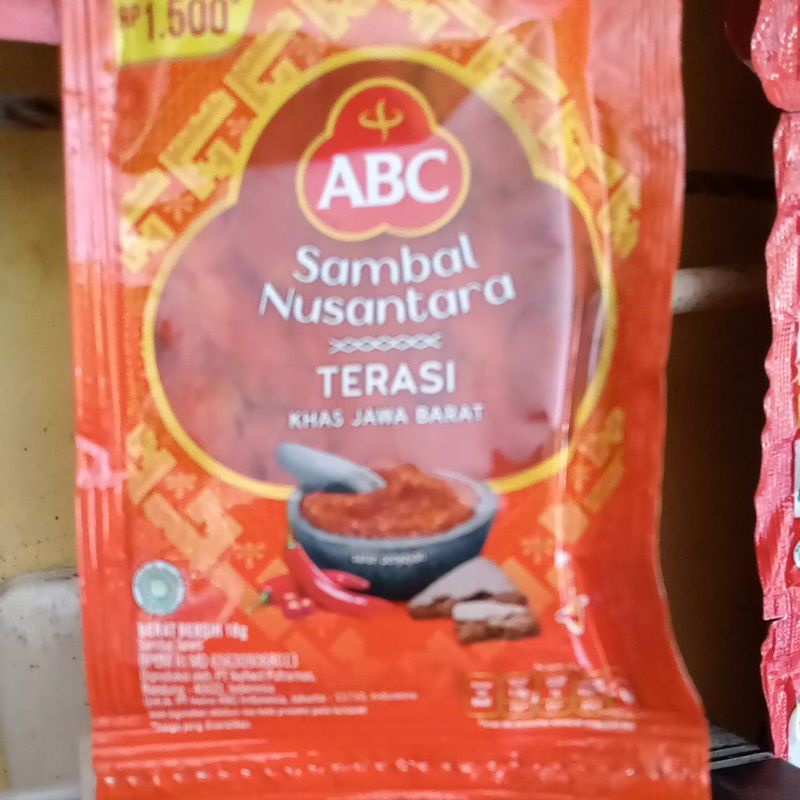 

Sambal terasi abc sachet