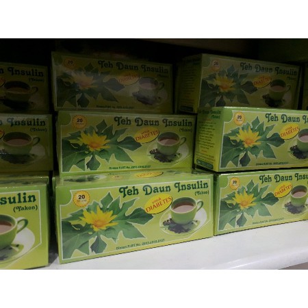 

Obat Diabetes Teh Daun Insulin Yakon 20 teh celup