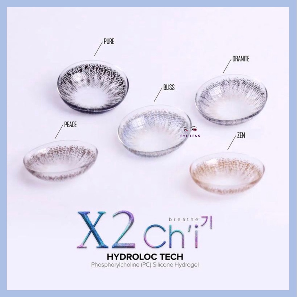 SOFTLENS X2 CHI PREMIUM SOFTLENS NORMAL &amp; MINUS (-0.50 SD -2.50) BY EXOTICON DIA 14.2MM FREE LENSCASE / Softlen Soflen Soflens