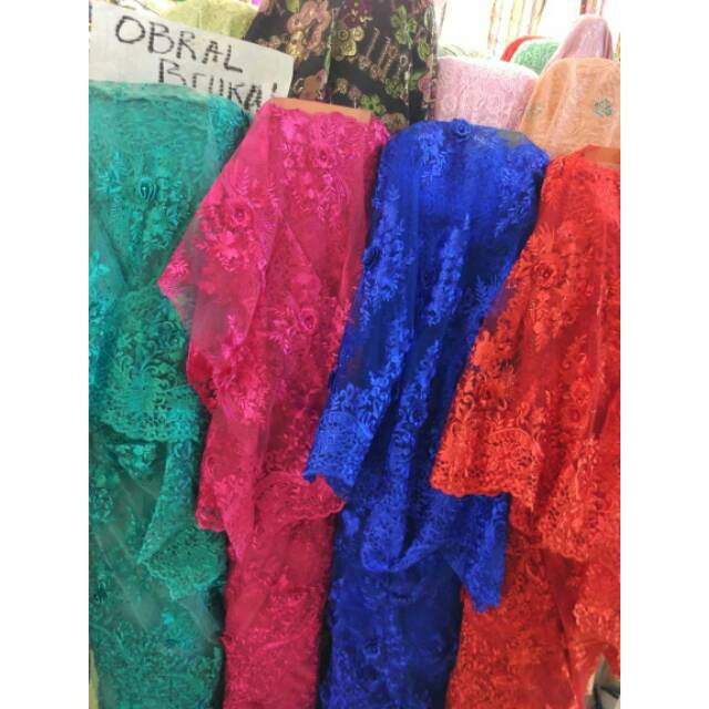 Bahan kain tulle 3D