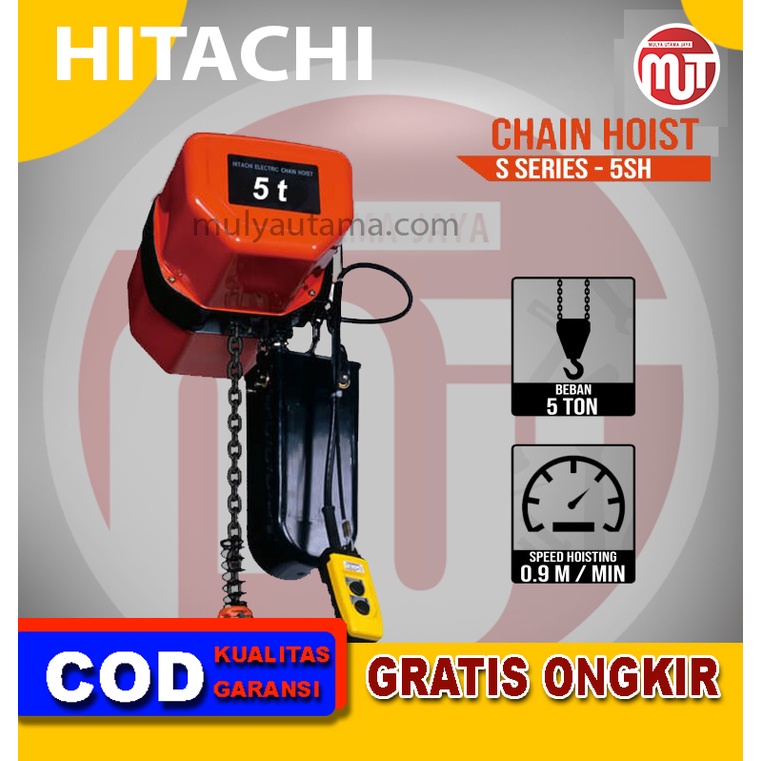 HITACHI TIPE 5SH Chain Hoist 5 ton