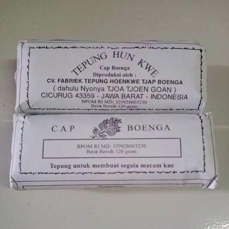 

TEPUNG HUN KWE HUNKUE CAP BOENGA BUNGA