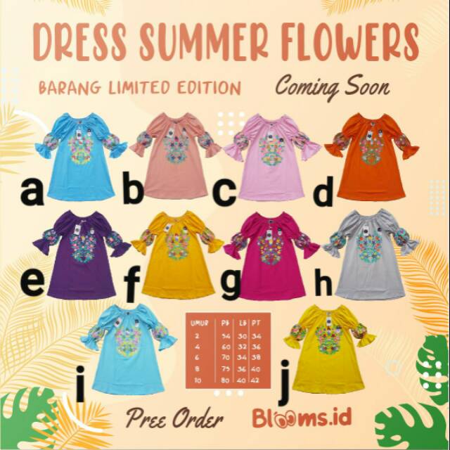 Dress cantik blooms.id