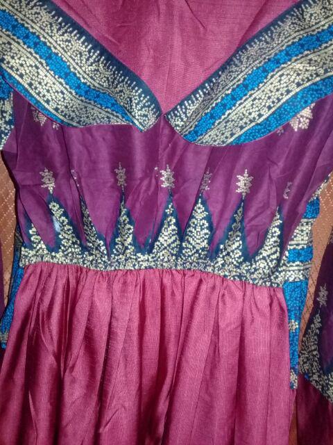 Zola_batik Batik Couple Batik Sarimbit Gamis Princes  Jasmin - Princess Jasmine