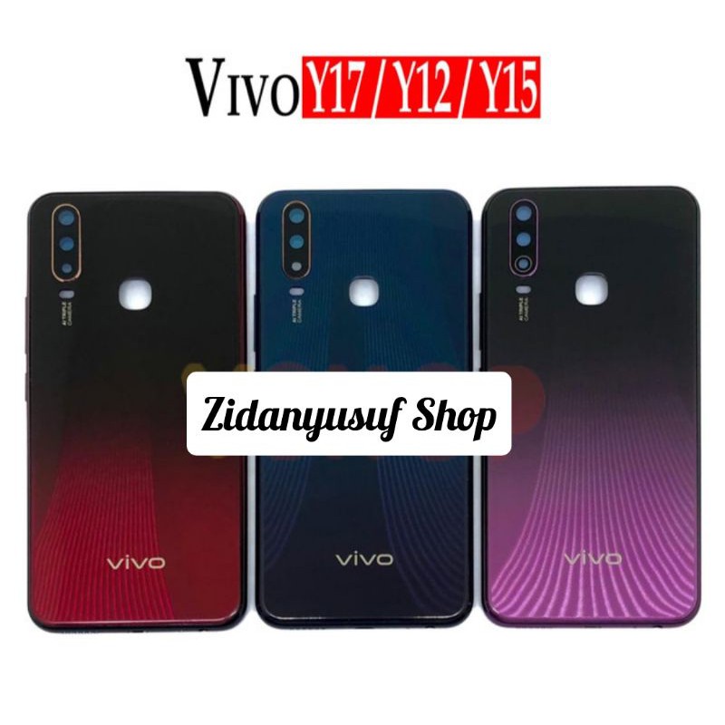 BACKDOOR BACK COVER KESING CASING HOUSING VIVO Y12 Y15 Y17 TUTUP BELAKANG ORIGINAL