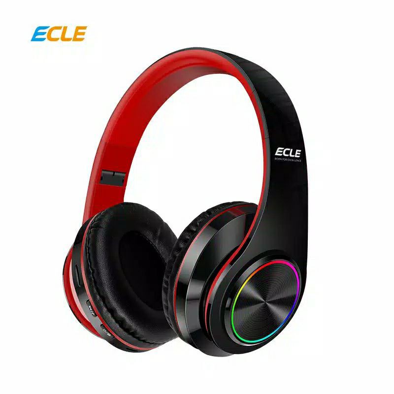 ECLE Gaming Headphone 6D Stereo Bluetooth Foldable Original 100%