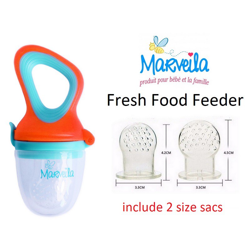 Marveila Fresh Food Feeder Alat Latihan Makan Bayi Mandiri