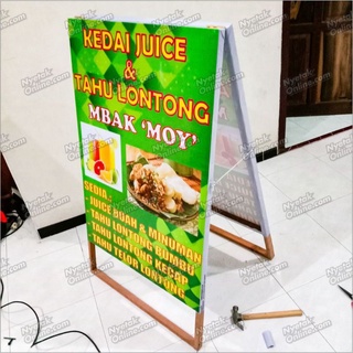 Jual PAKET STAND BANNER PROMOSI / STAND BANNER PINGGIR JALAN / STAND