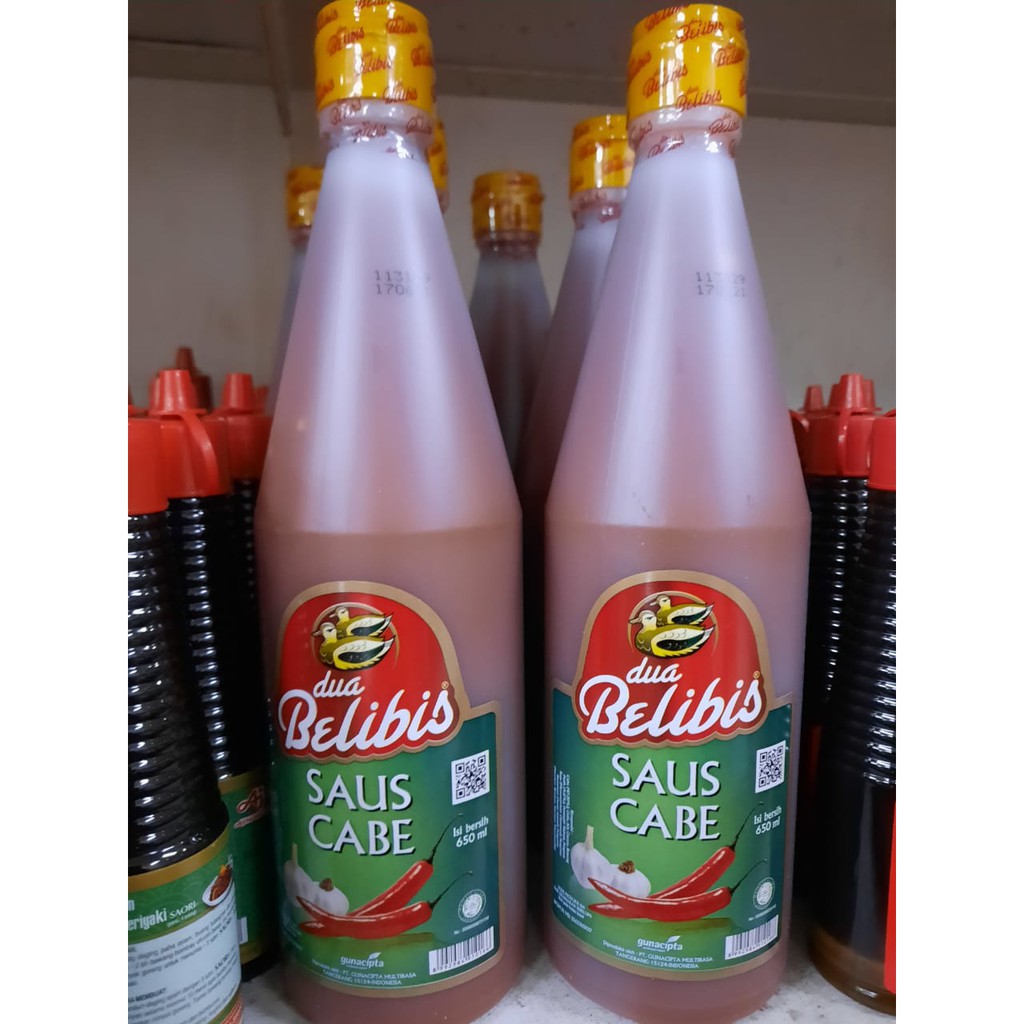 

DUA BELIBIS Saus Cabe (Chilli Sauce) 650ml