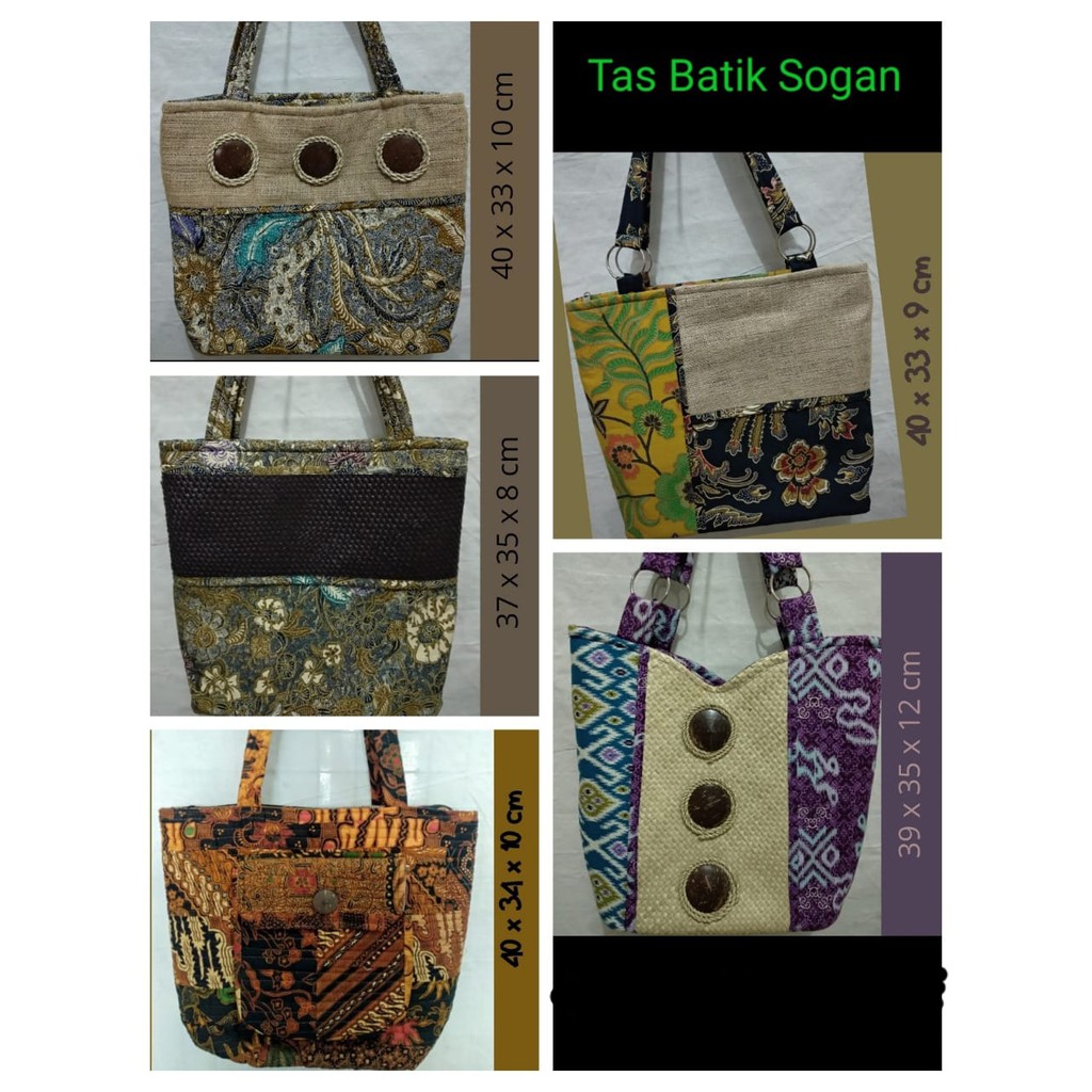 ASLI DARI SOLO  TAS BATIK CANVAS