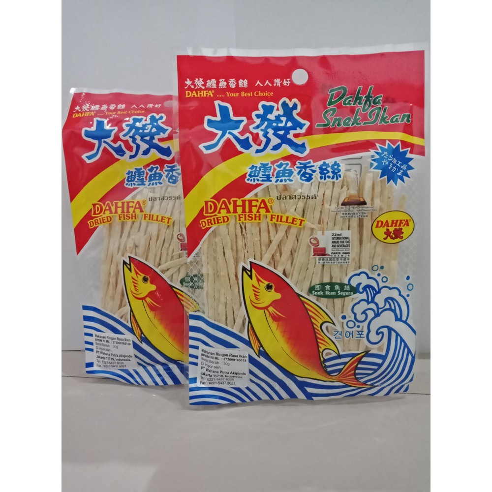 

Dahfa dried fish fillet 30 g