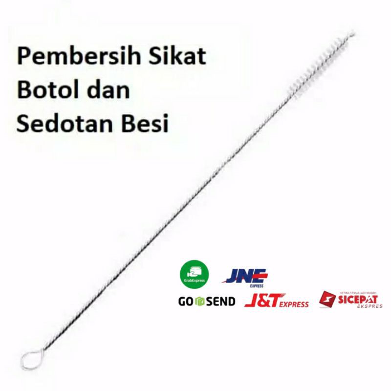 Sikat Sedotan Pembersih Sedotan Eco Friendly / Stainless Brush Straw