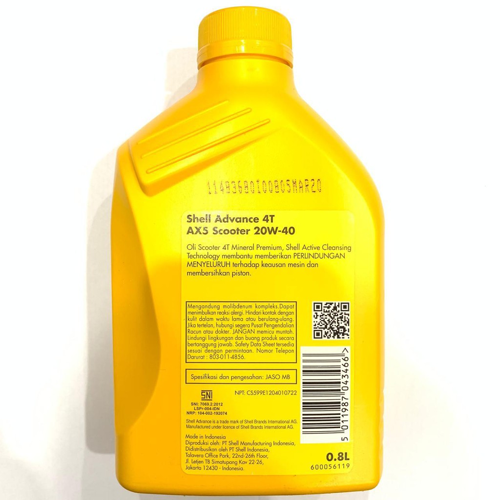 OLI SHELL MATIC 20W40 800ML ORIGINAL SHELL