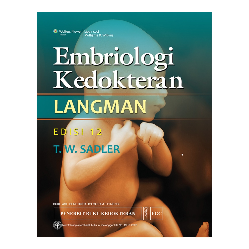 Original Buku Embriologi Kedokteran Langman, Ed. 12