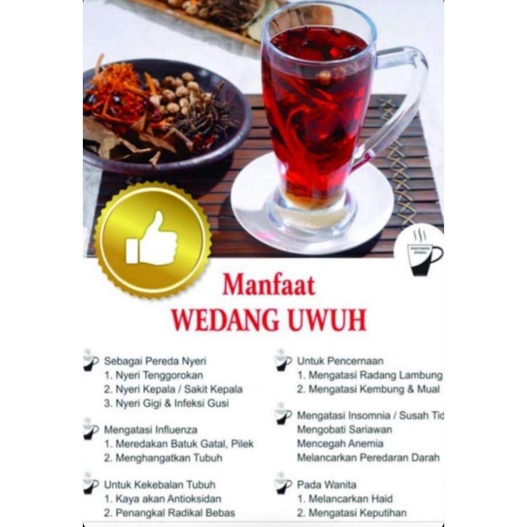 10pcs WEDANG UWUH KHAS JOGJA KOMPLIT REMPAH + GULA BATU tinggal seduh (1kg 3pack)