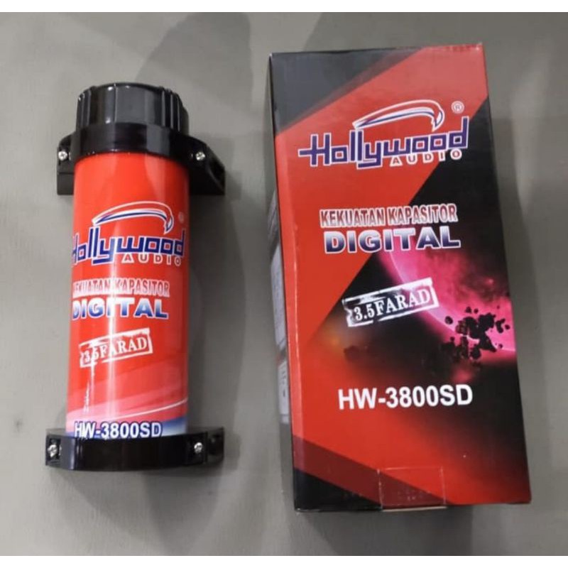 kapasitor Bank Hollywood 3,5 Farad HW-3800SD